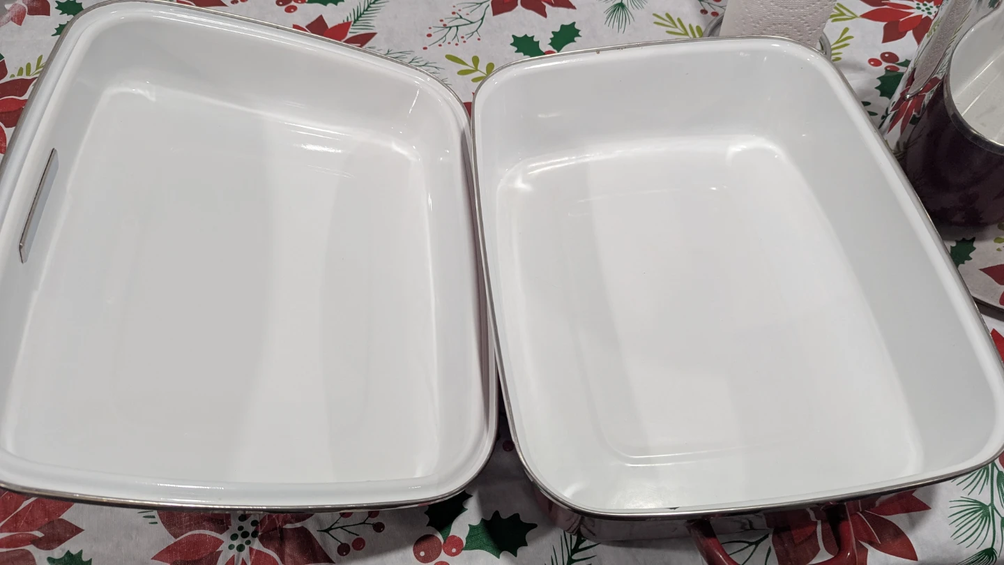 KitchenAid Porcelain Enamel Roaster Pan with Lid - 45 cm, 18" - photo 2