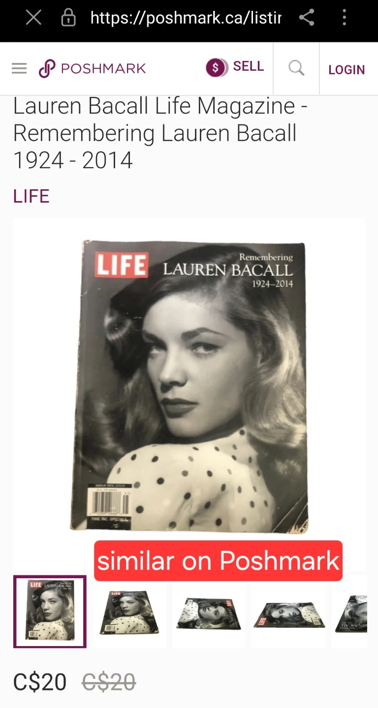 LIFE Magazine Remembering Lauren Bacall 1924-2014