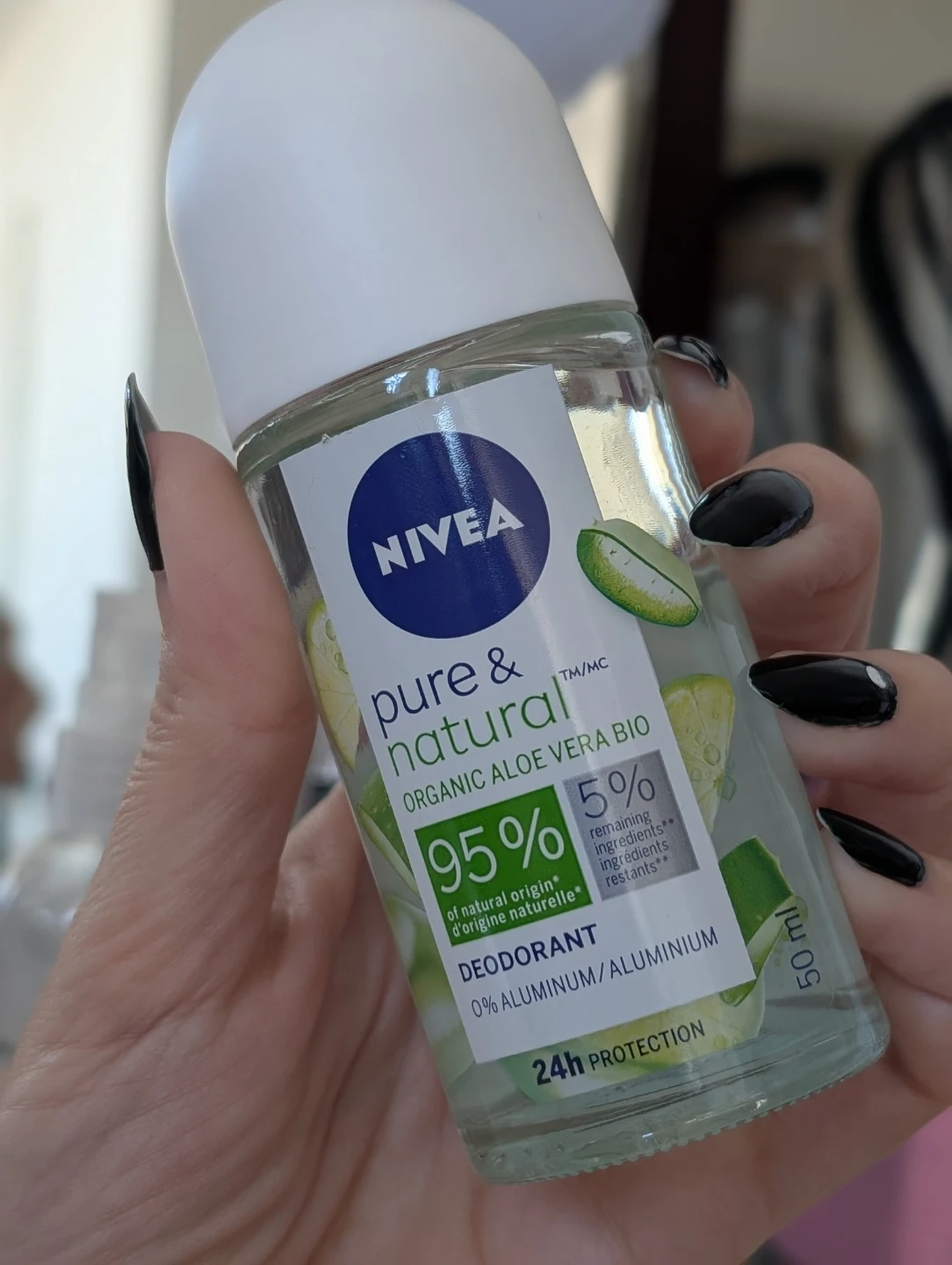 Nivea Pure & Natural Organic Aloe Vera Bio Deodorant 🏆 - photo 4