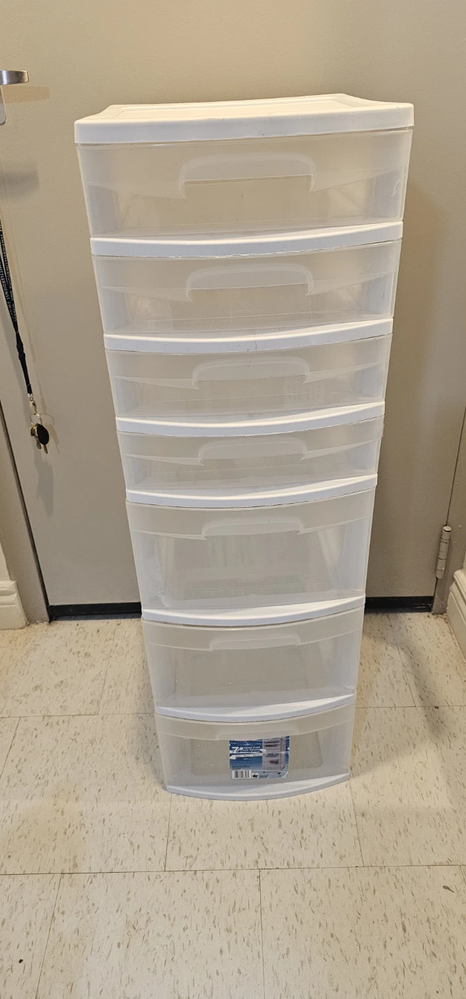 8-Drawer Plastic Storage Tower