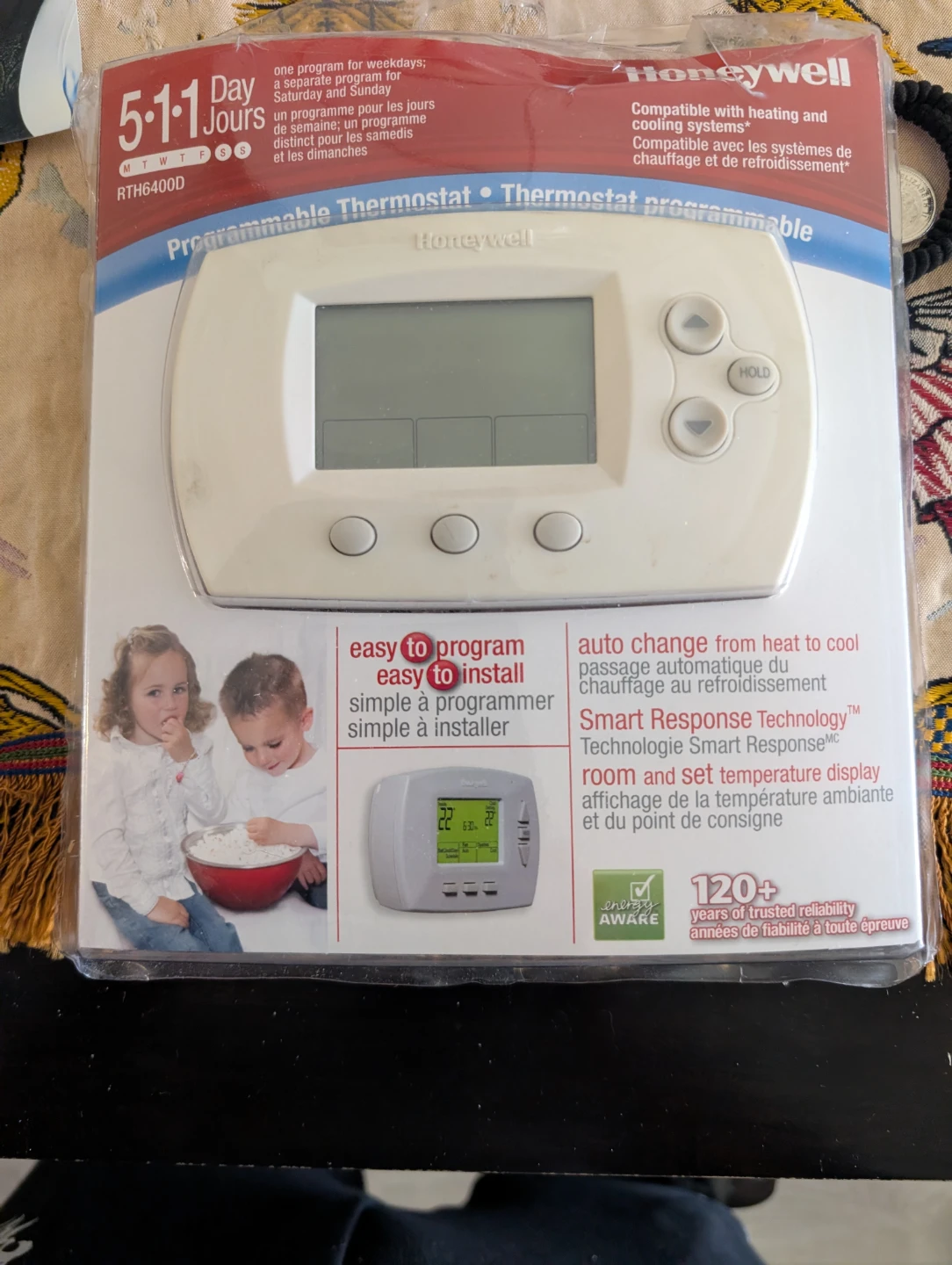 Honeywell RTH6400D Programmable Thermostat