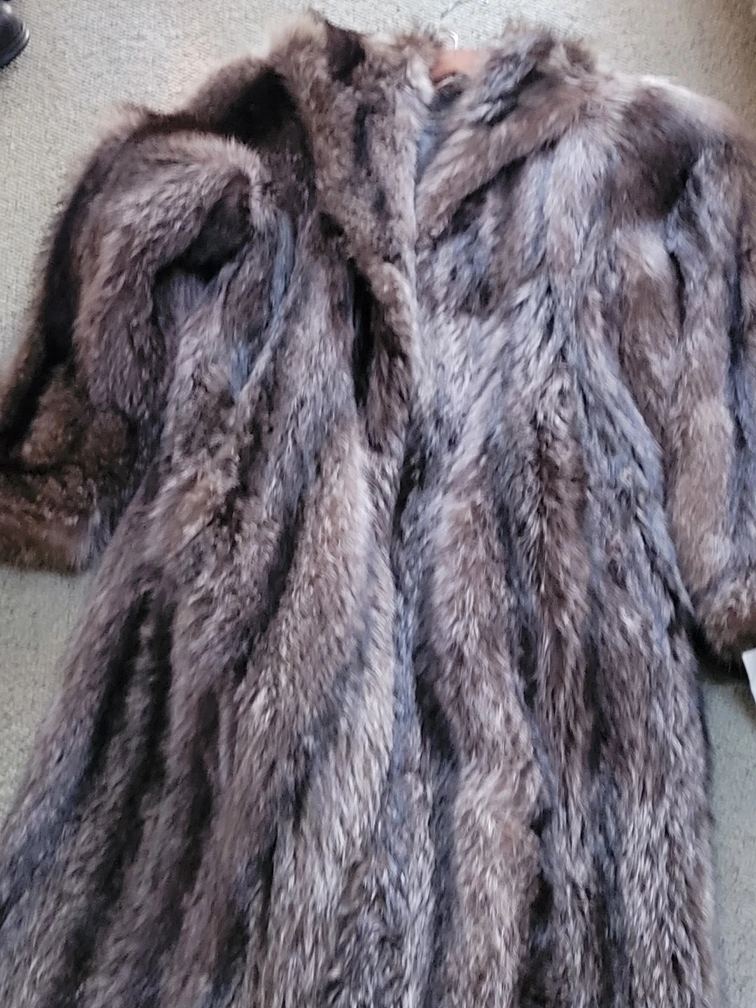 ANEW Women's Racoon Fur Coat - Size S - photo 3