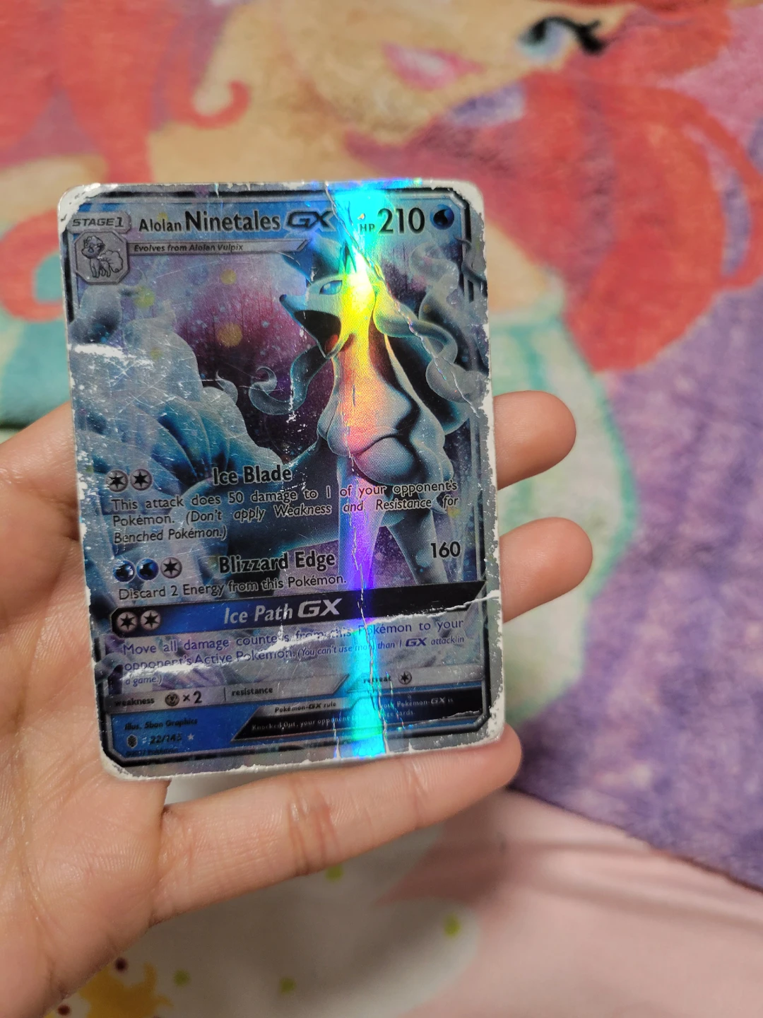 Alolan Ninetales GX Pokemon Card
