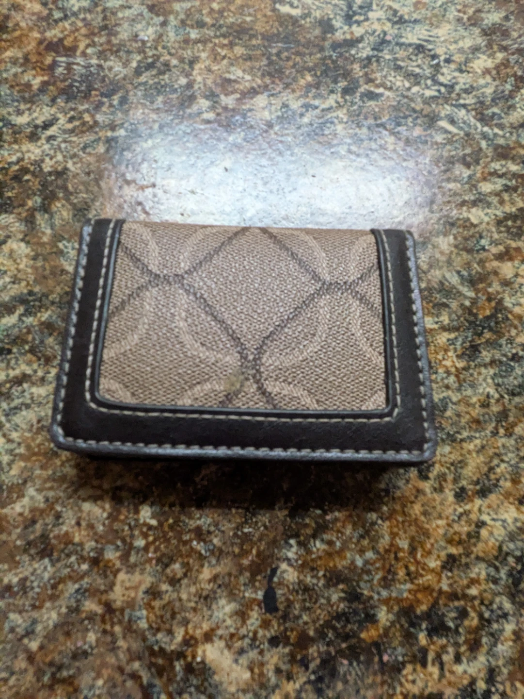 Brown Leather Business Card Holder 🧡