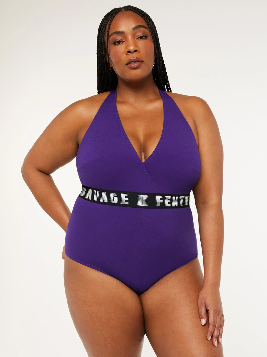 Savage X Fenty Purple Halter Romper - photo 2