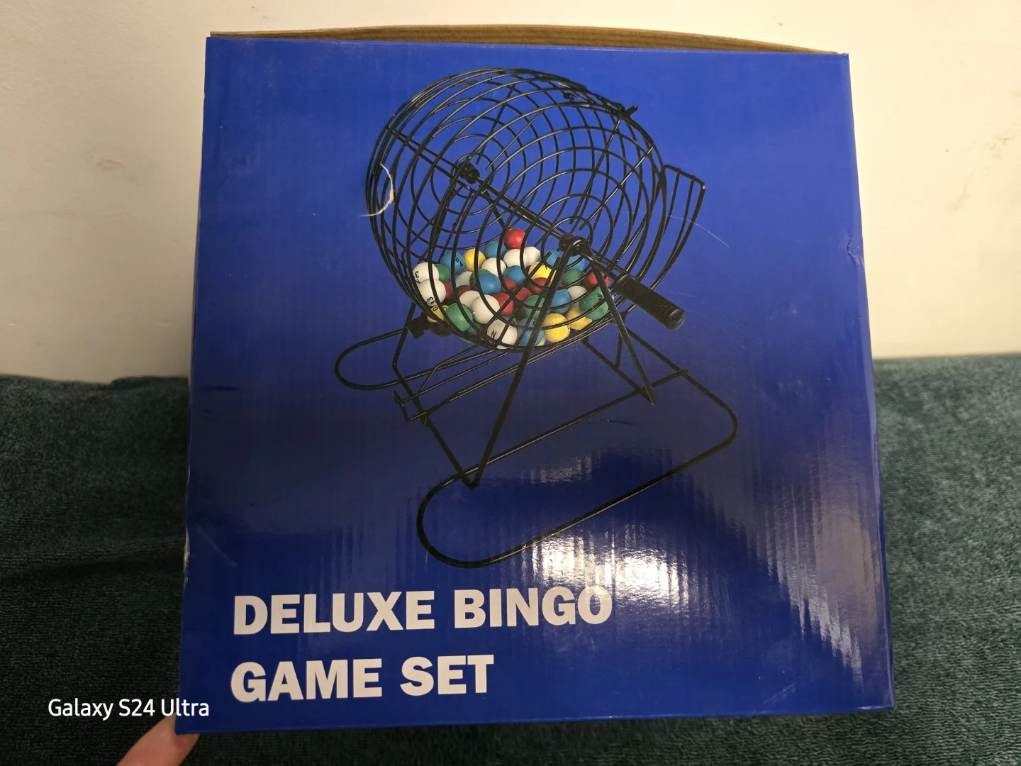 🏆 Yuanhe Deluxe Bingo Game Set Metal Round Cage - photo 4