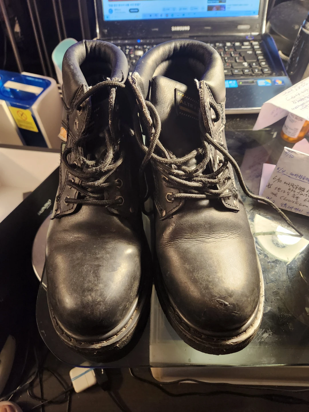 ALTRAMAX Black Work Boots