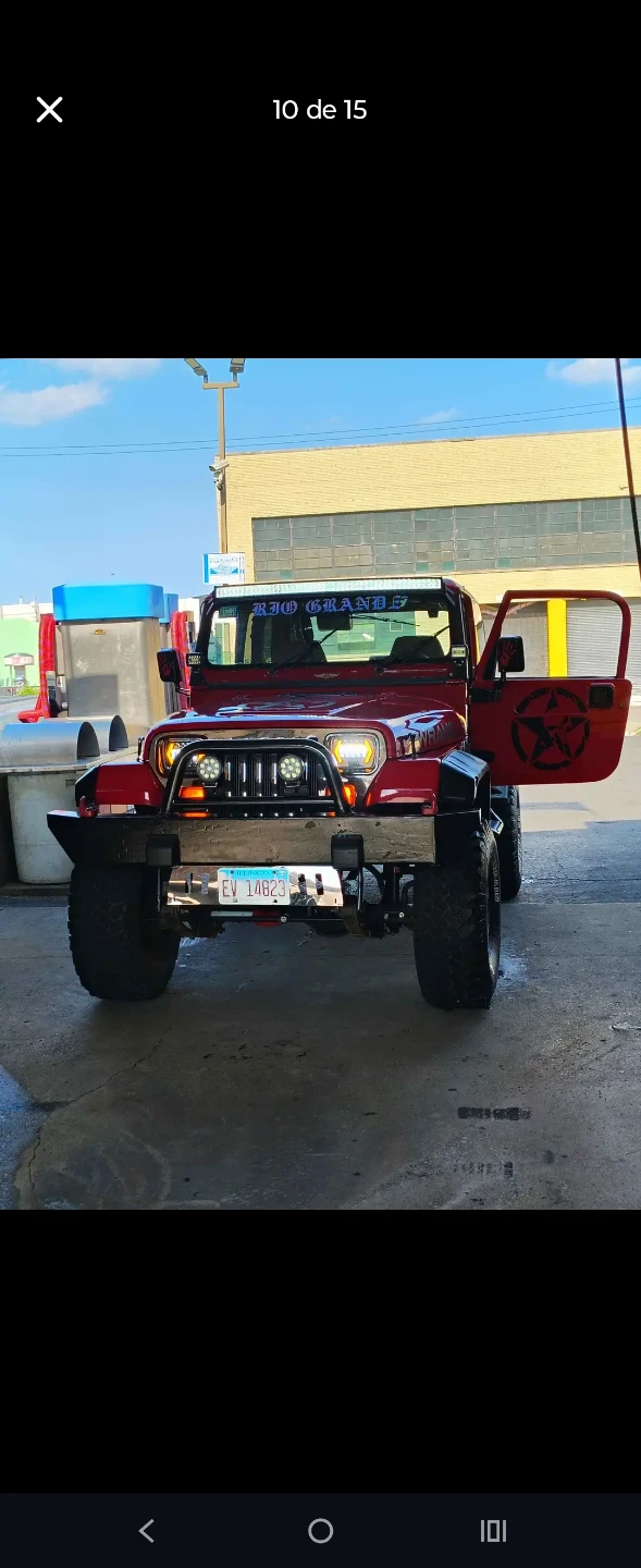 Red Jeep Wrangler "Rio Grande" Lifted 4x4 - photo 4
