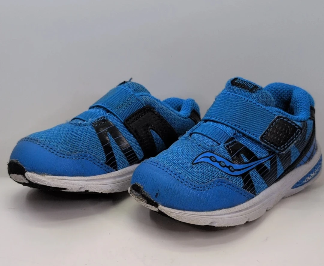 Saucony Baby Ride Pro Running Shoes - Blue - Size 6M - photo 3