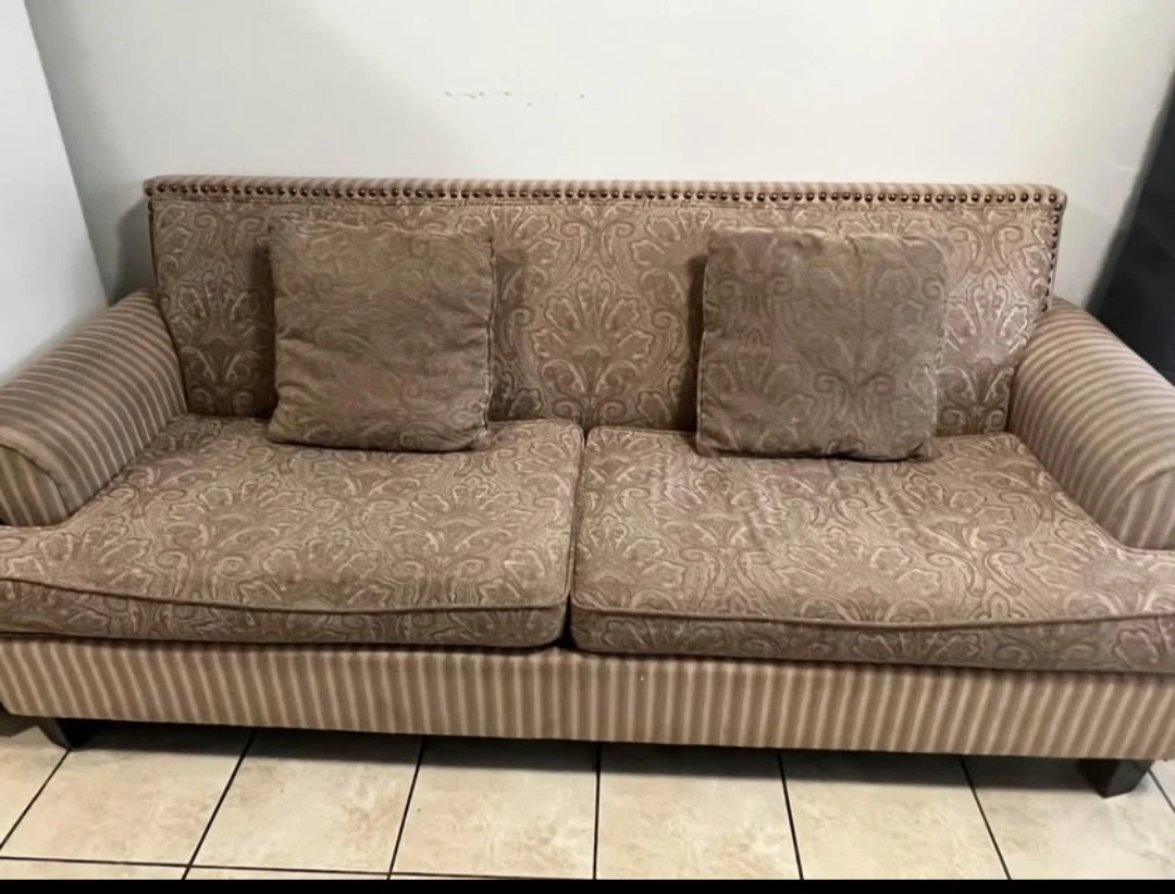 Tapestry Pattern Sofa and Armchair Set - photo 2