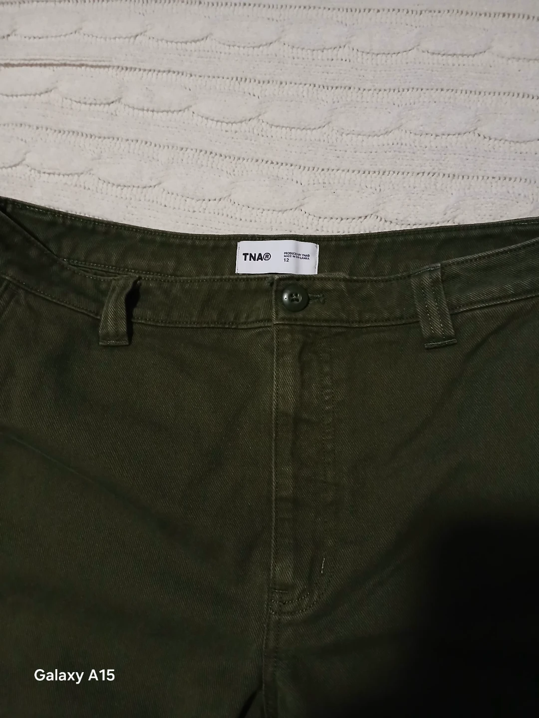 TNA Cargo Pants - Olive Green - Size 12 - photo 3