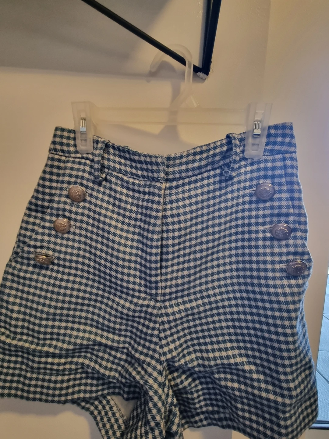 Blazer and Shorts Set Blue White - photo 3