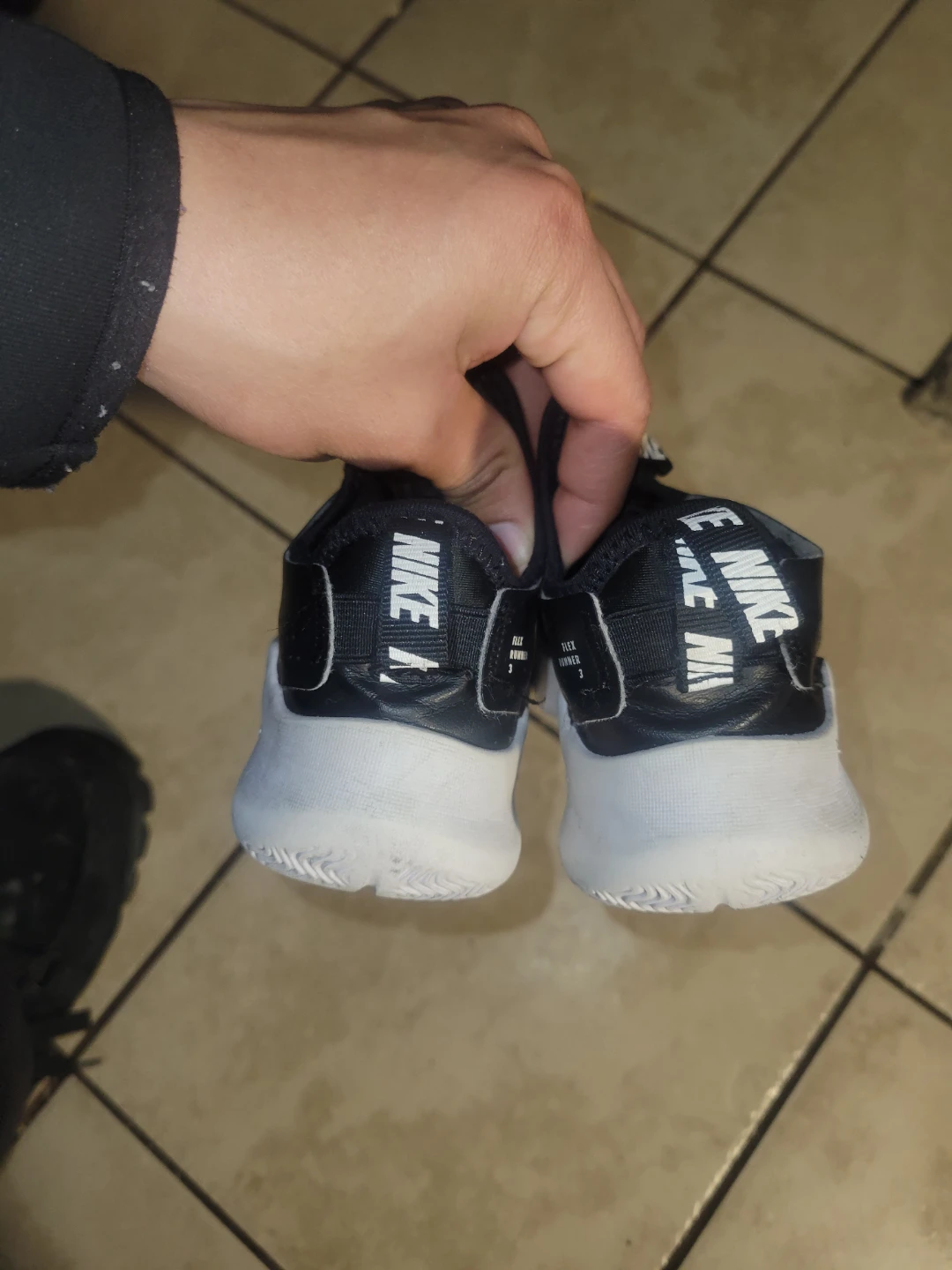 Nike Flex Advance TD Black White Toddler Shoes US 13C - photo 3