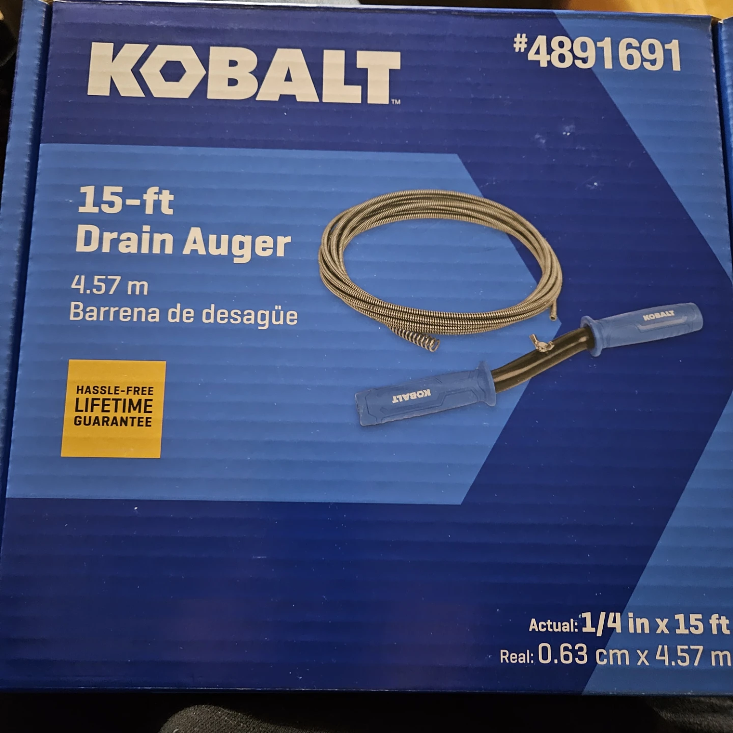 Kobalt 15-ft Drain Auger