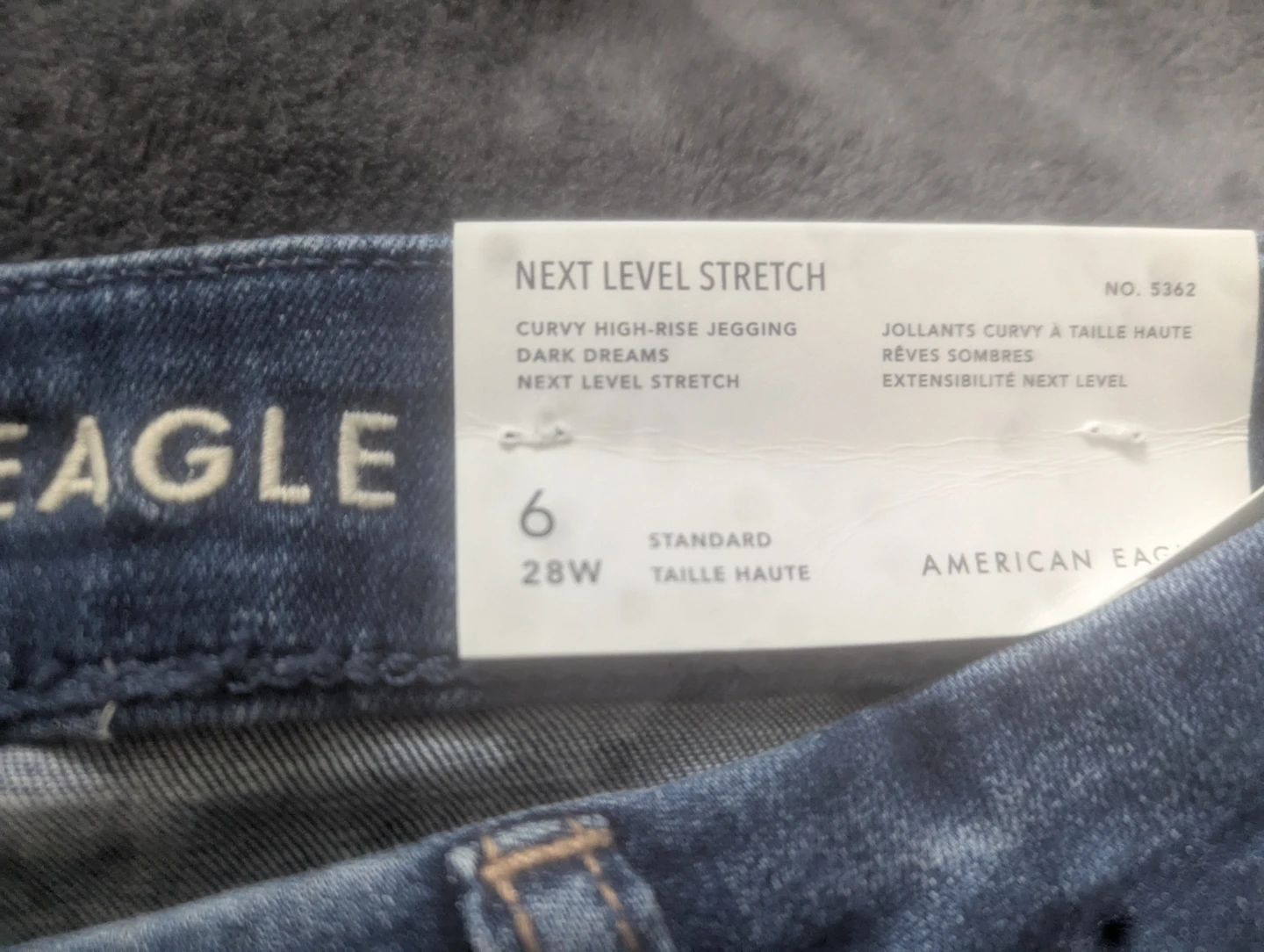 American Eagle Curvy High-Rise Jegging Jeans Size 6 (28W)