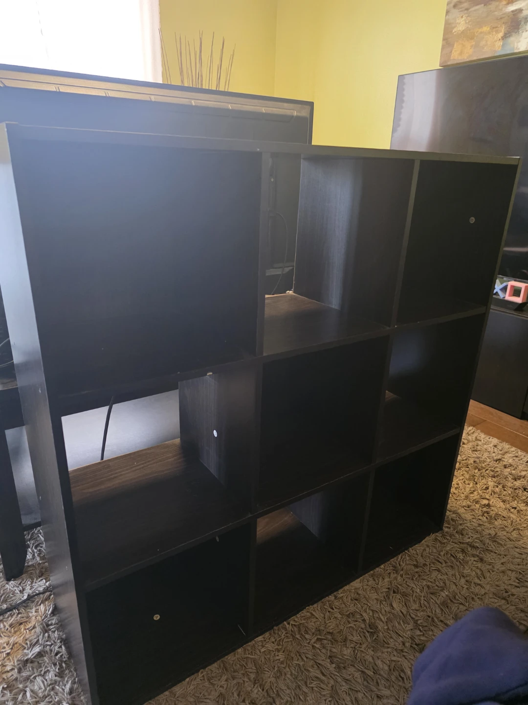 Black Cube Storage Unit