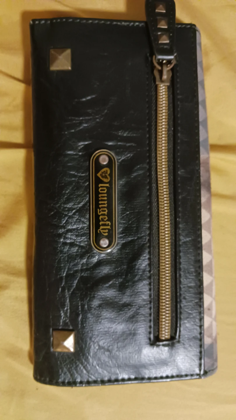 Loungefly Skull Wallet Black Leather - photo 2