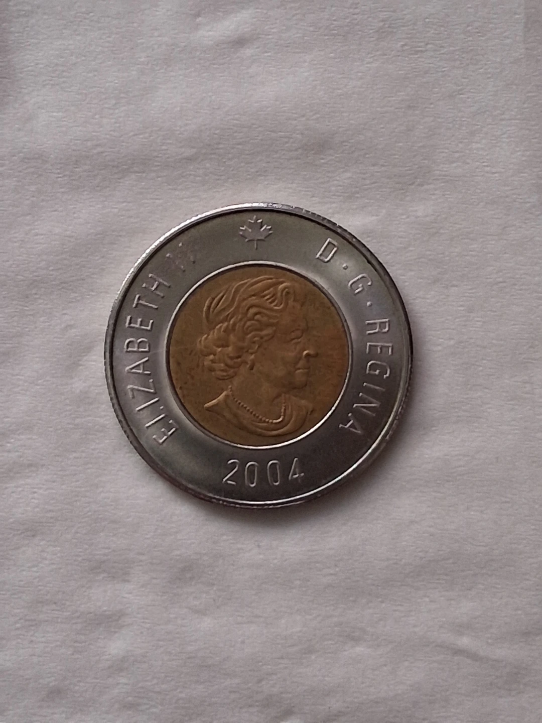 2004 Canadian  $2 coin