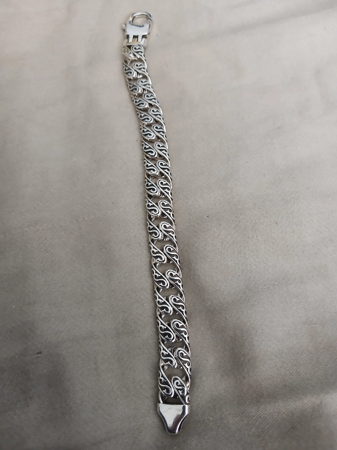 925 Silver Hip Hop Street Style Bracelet - photo 3
