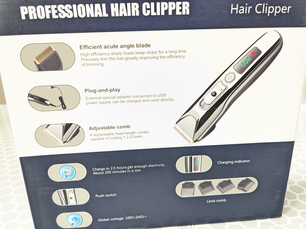 USB-RECHARGEABLE Professional Hair Clipper Set - photo 4