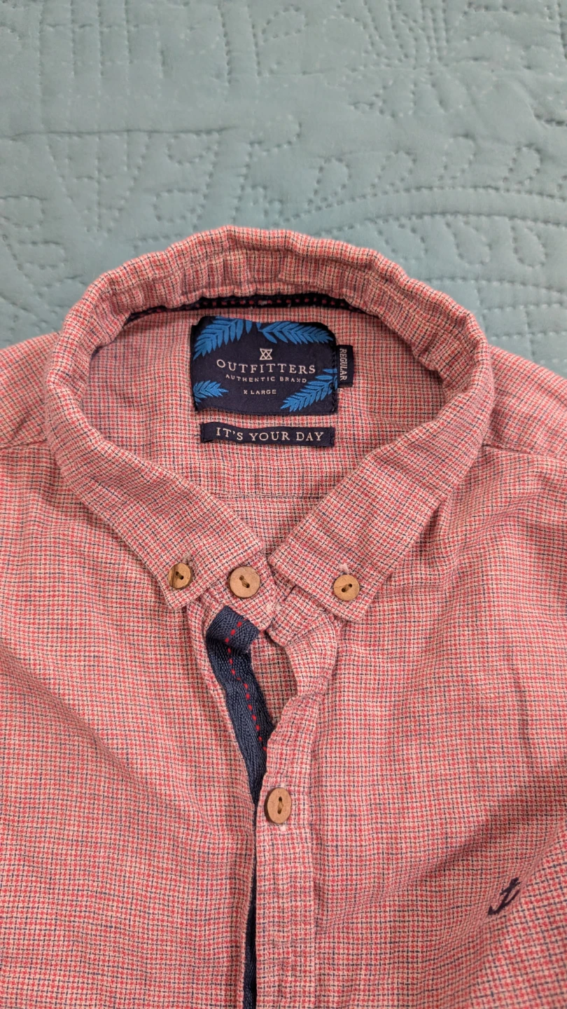 Outfitters Men's XL Long Sleeve Button-Up Shirt - photo 2