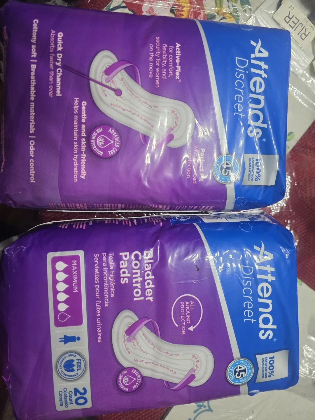 2 pack Attends Bladder Control Pads - Maximum Absorbency - photo 3