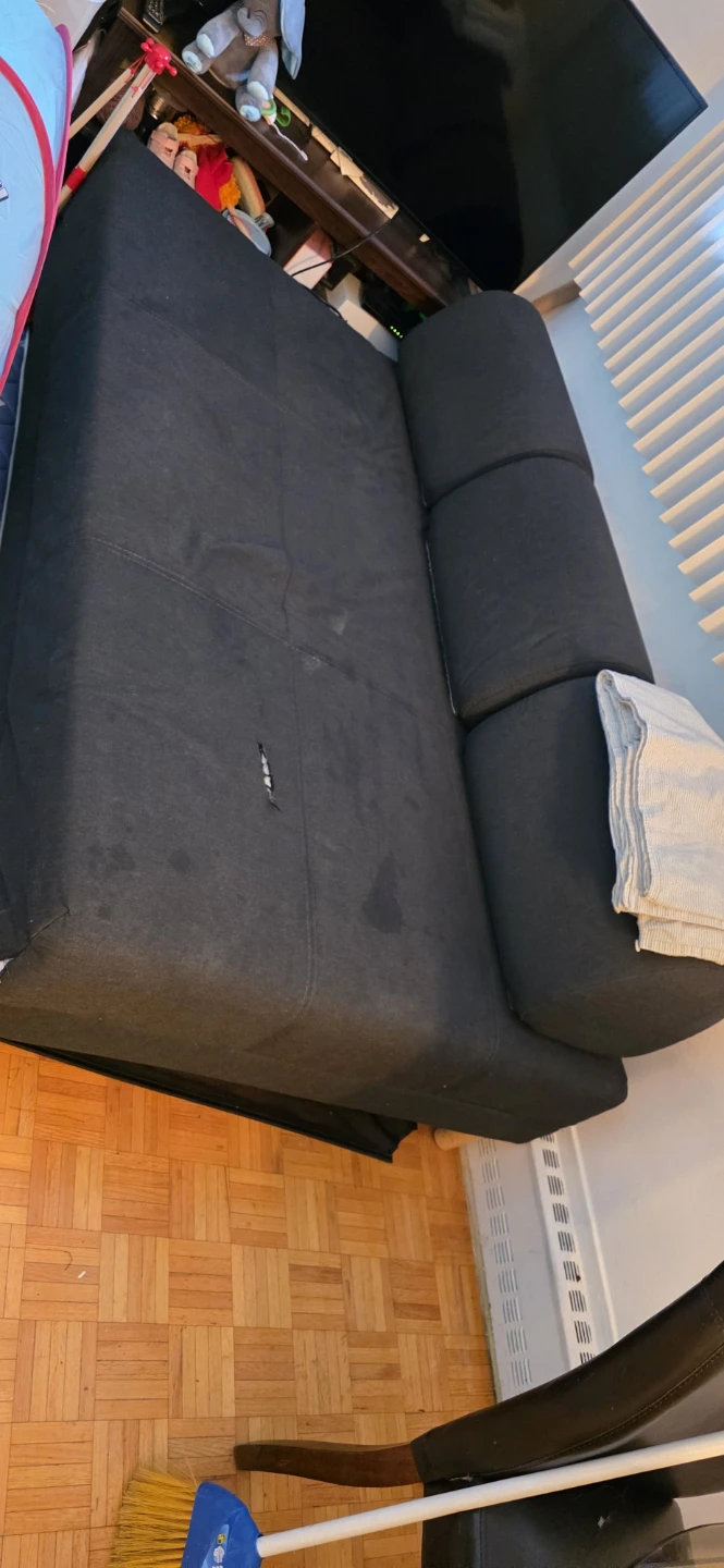 Ikea Dark Grey Sofa - photo 2