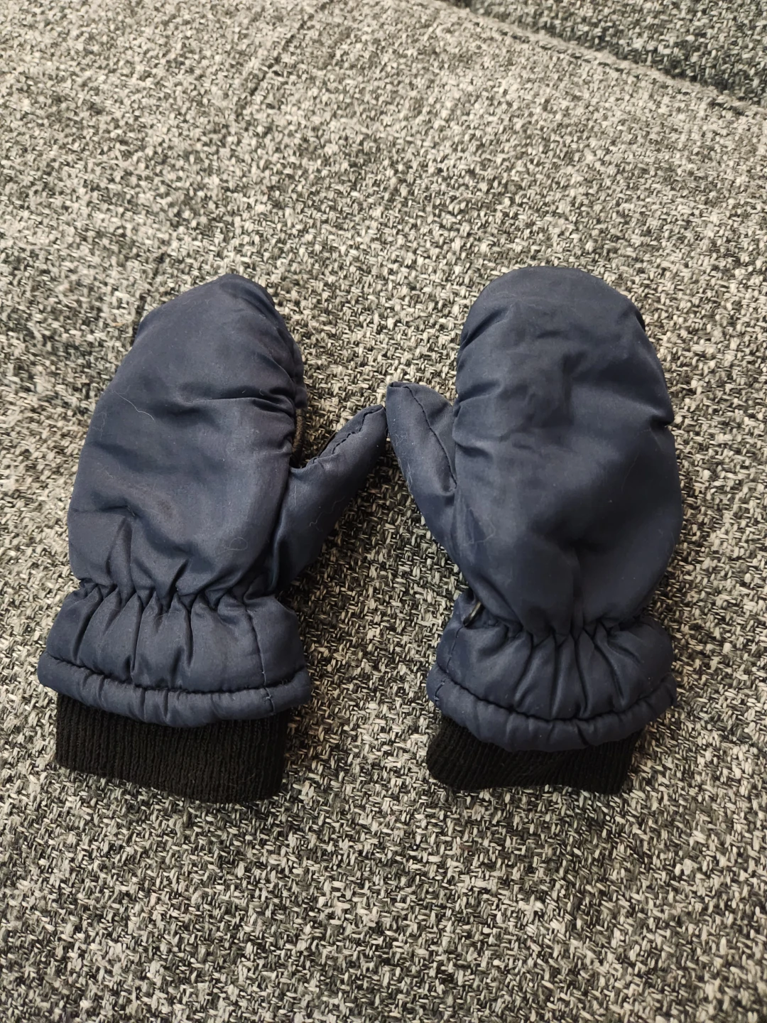 Navy Blue Winter Mittens-Toddler Kids - photo 5