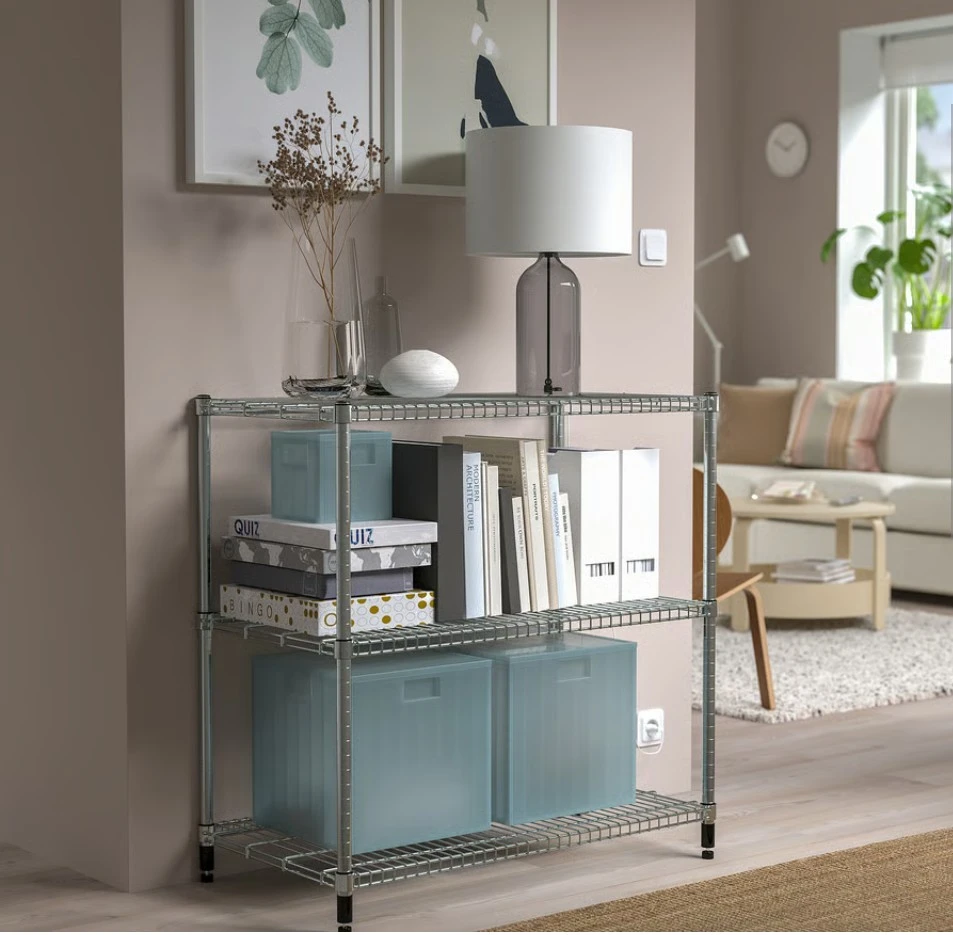IKEA OMAR Shelving Unit - Galvanized - photo 5