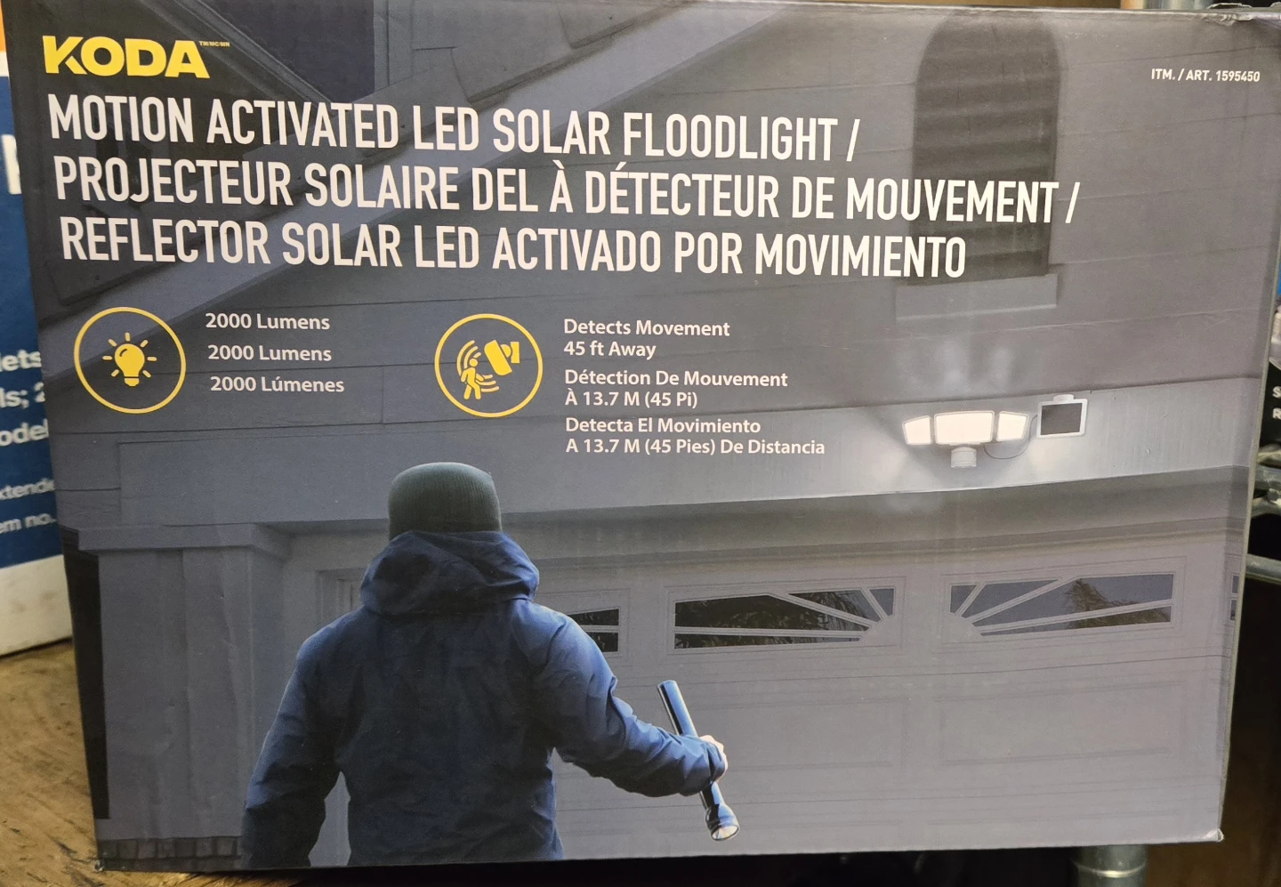 Koda Motion Activated LED Solar Floodlight