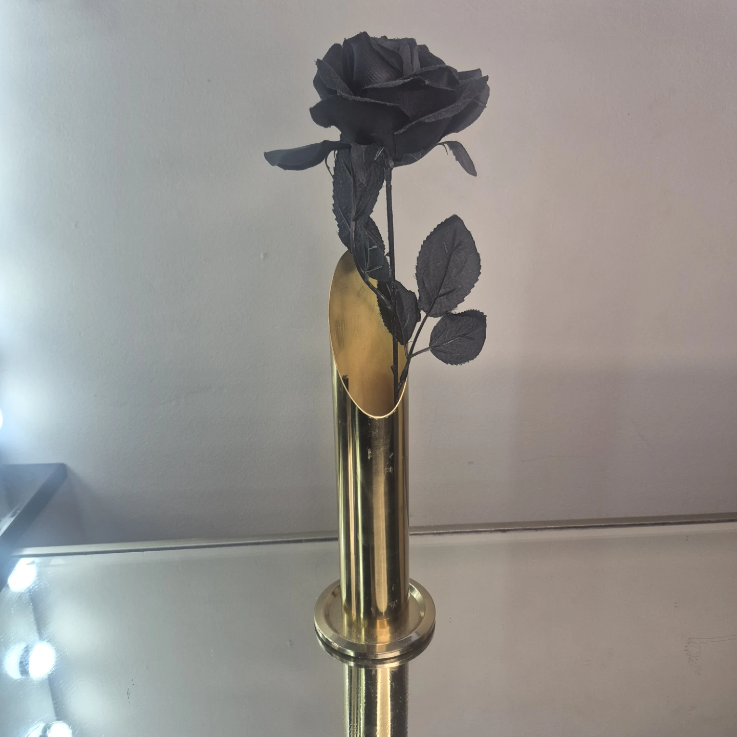 Brass Vase bamboo shape