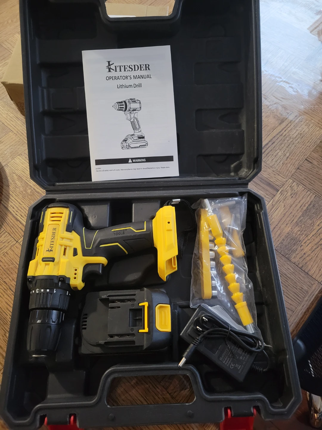 Kitesder DZ20V-C05 Cordless Lithium Drill. New!
