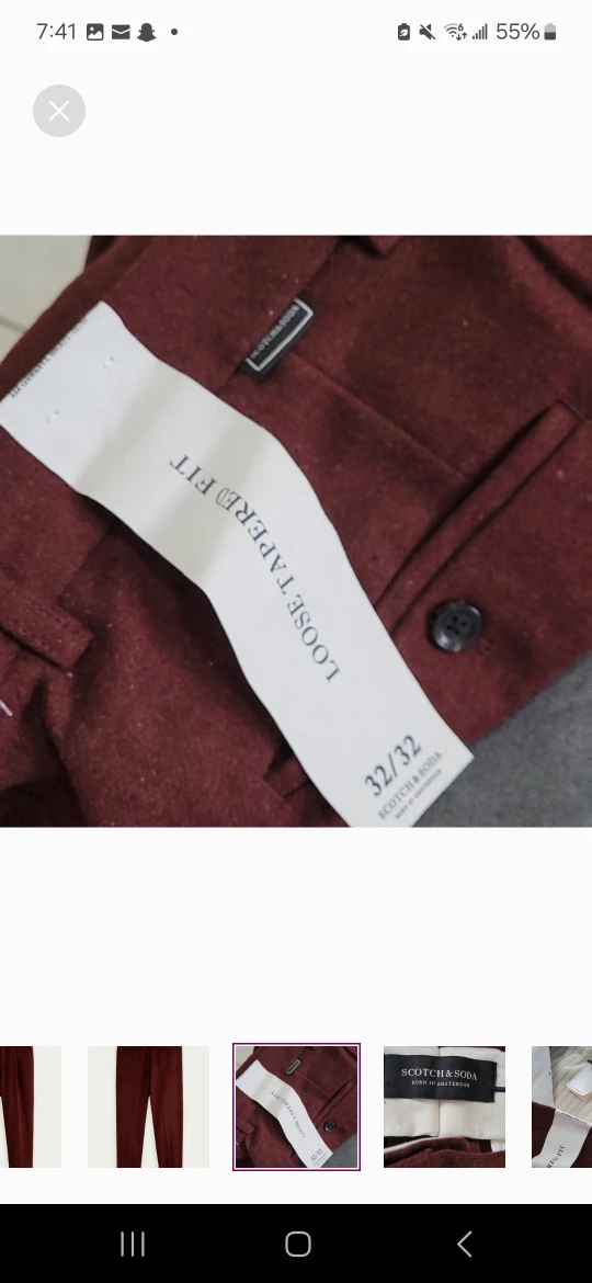 NEW Men's Scotch & Soda Tailored Pants 🏆 - photo 2