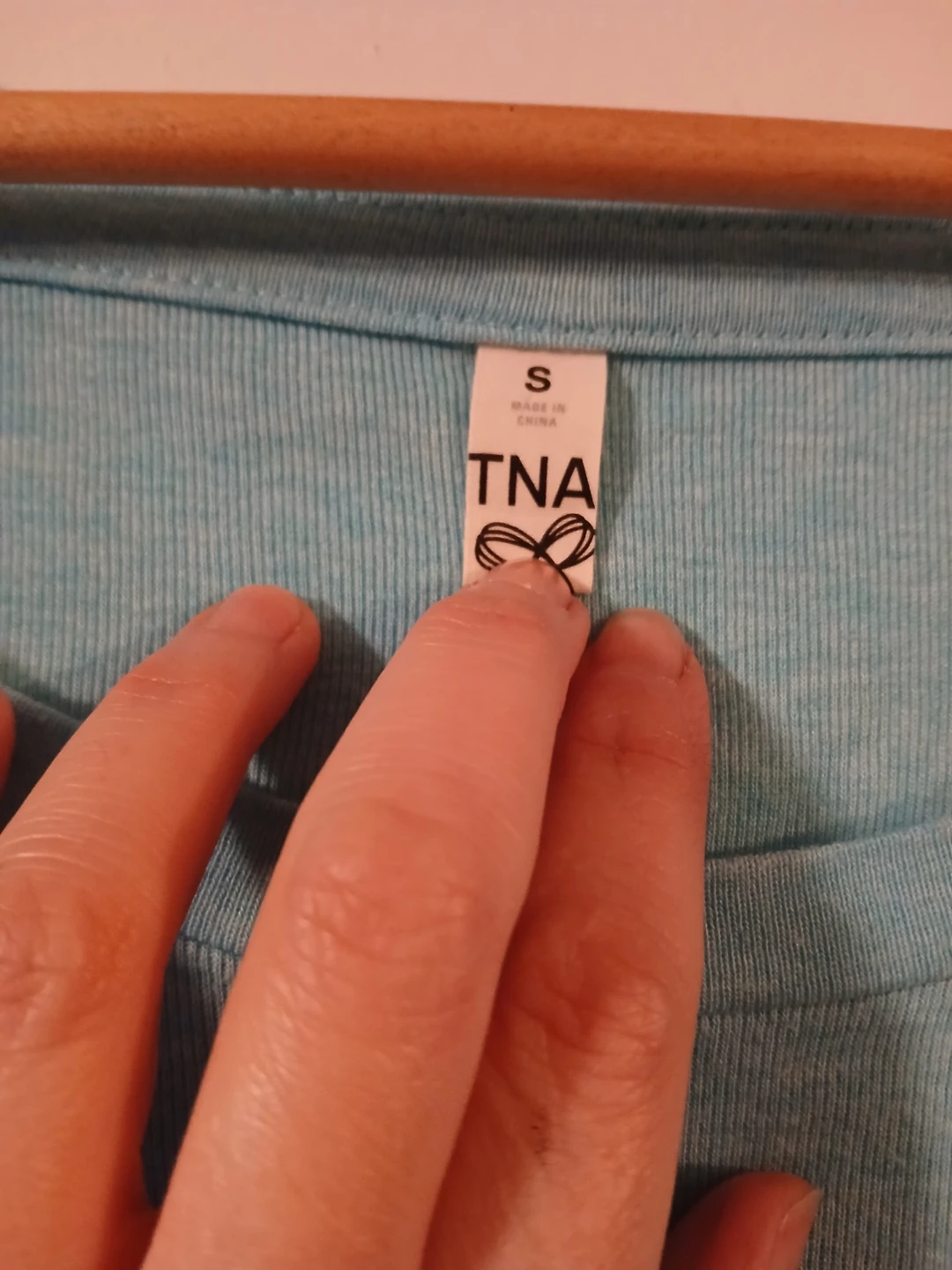 TNA Blue Long Sleeve Shirt Size S - photo 2