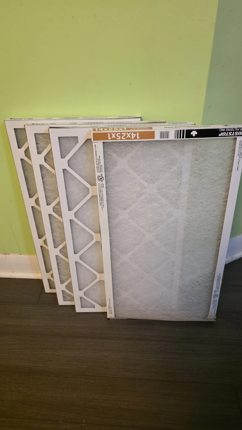 Duststop 14x25x1 Air Filters (4 Pack)