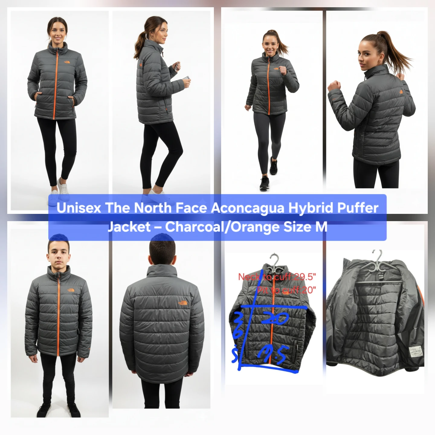 🏆 The North Face Aconcagua Hybrid Puffer Jacket Size M