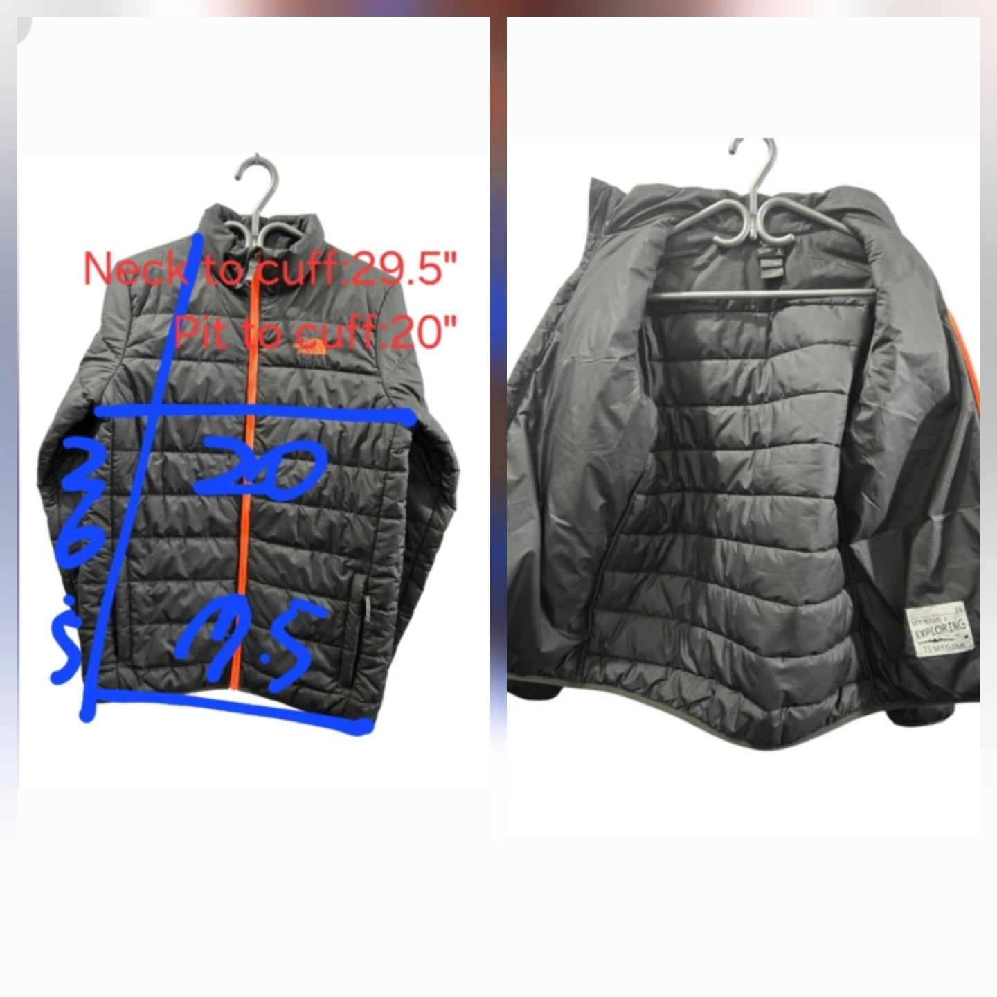 🏆 The North Face Aconcagua Hybrid Puffer Jacket Size M - photo 2