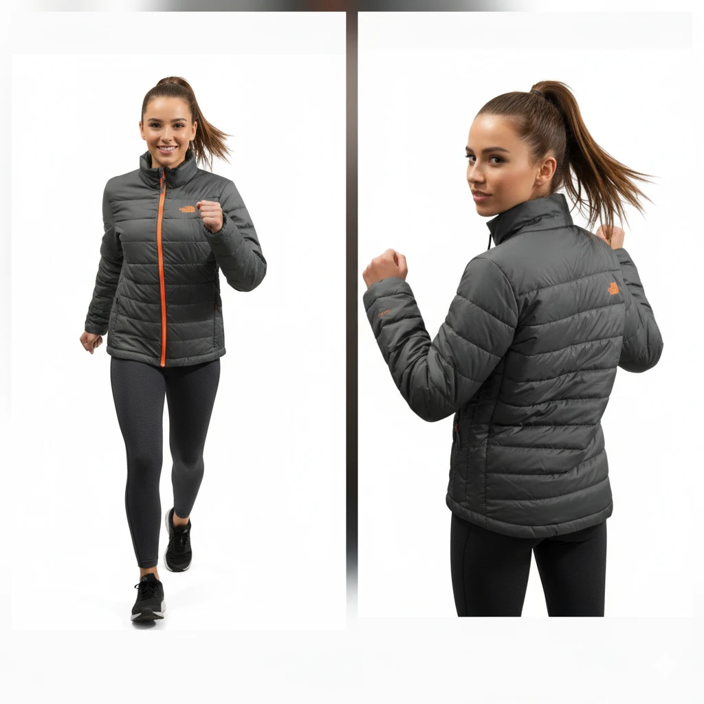 🏆 The North Face Aconcagua Hybrid Puffer Jacket Size M - photo 3