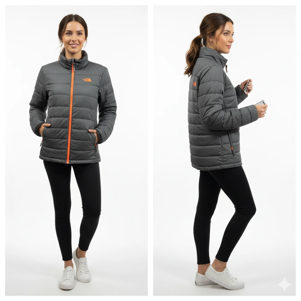 🏆 The North Face Aconcagua Hybrid Puffer Jacket Size M - photo 4