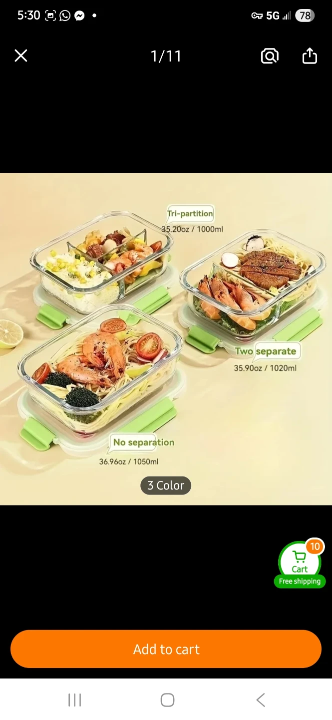 NEW Glass Food Storage Containers with Lids - photo 2
