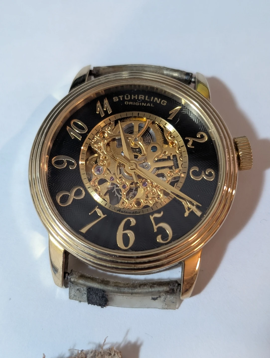 Stuhrling Original Men's Skeleton Automatic Watch