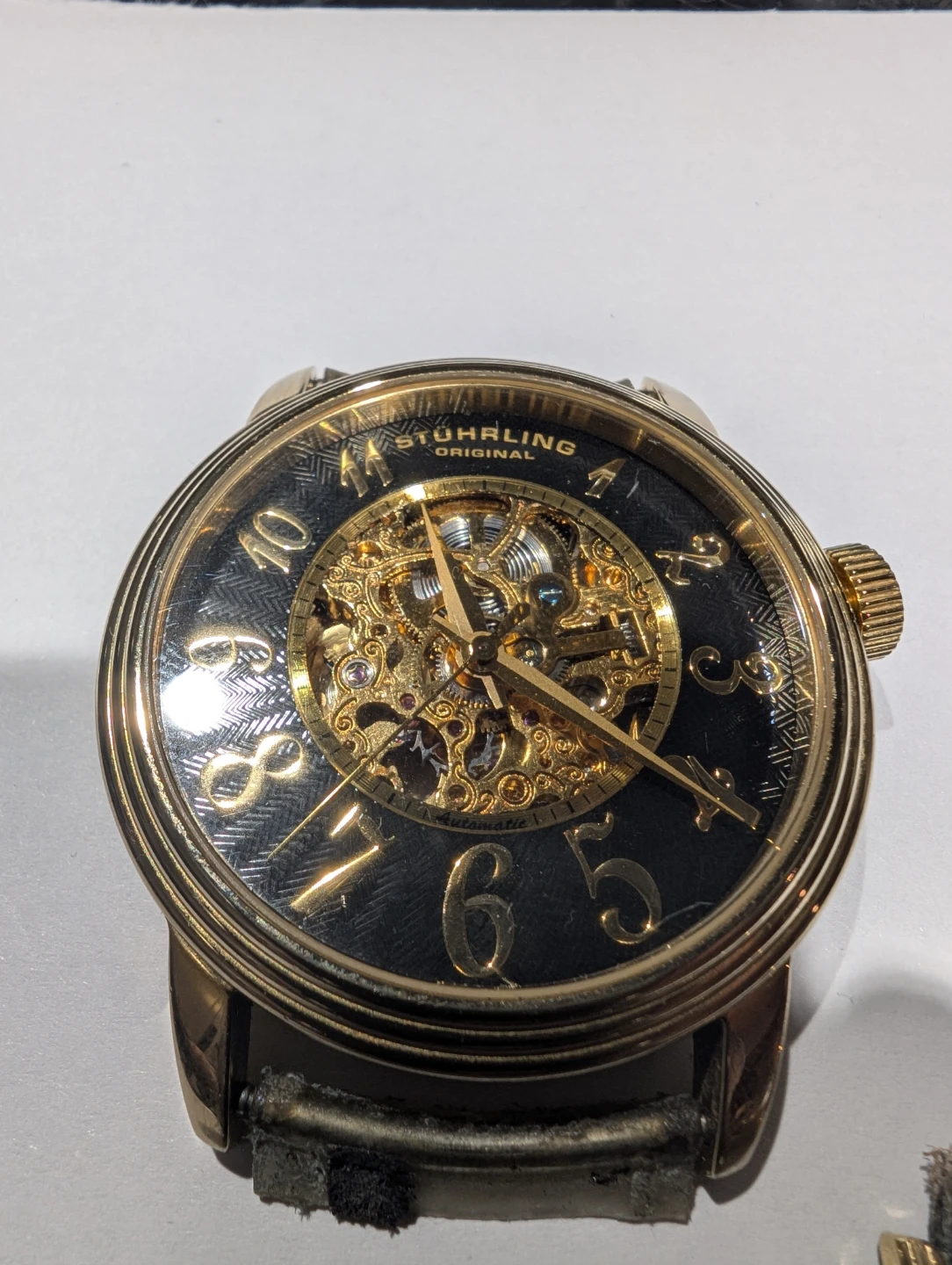 Stuhrling Original Men's Skeleton Automatic Watch - photo 3