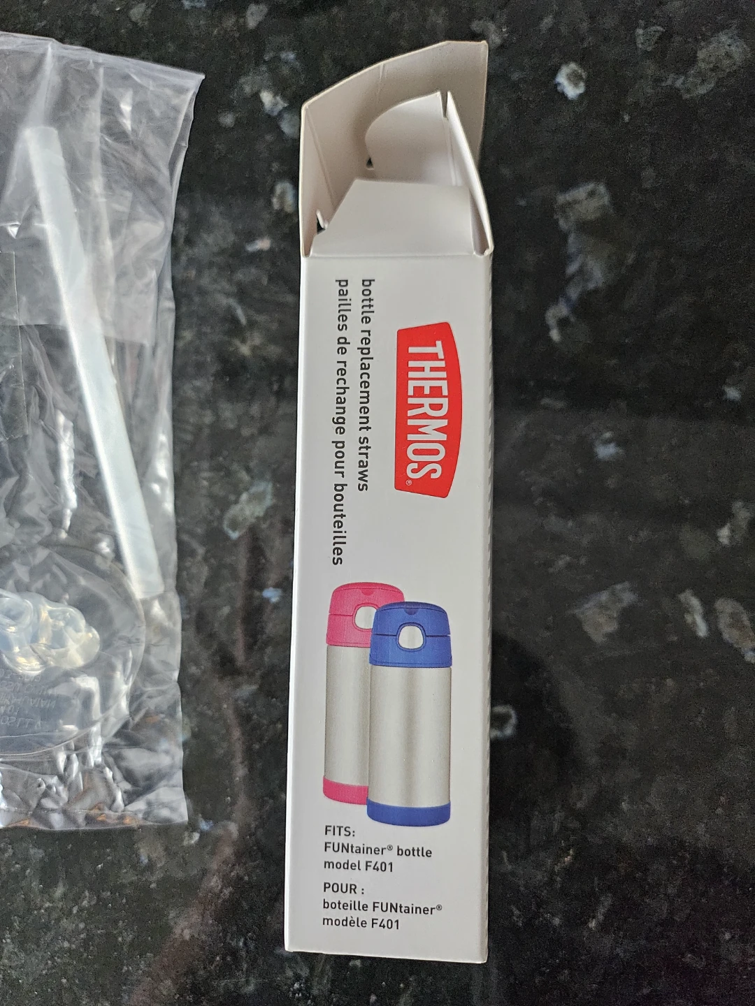 Thermos FUNtainer 12 oz Bottle Replacement Straws - photo 4