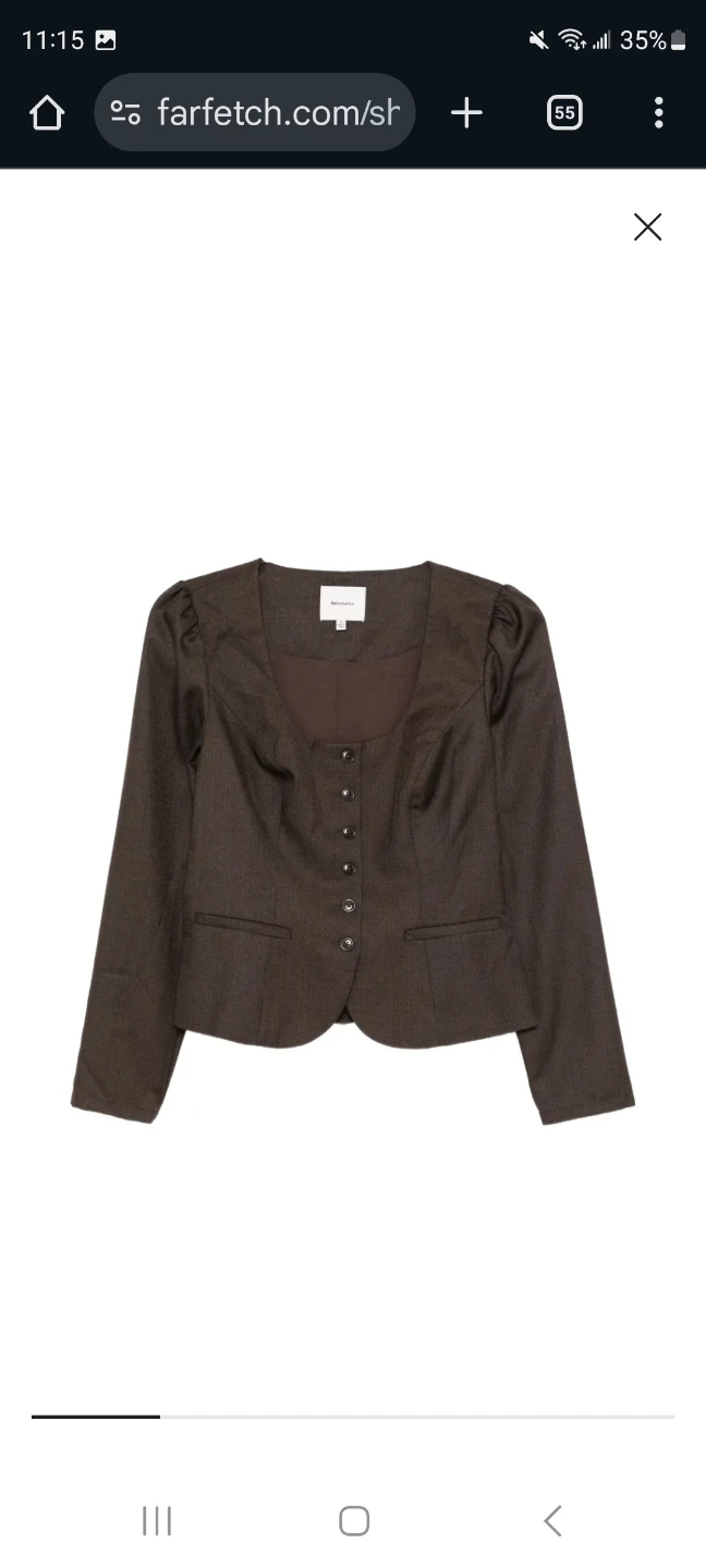 Reformation Blazer Size 12