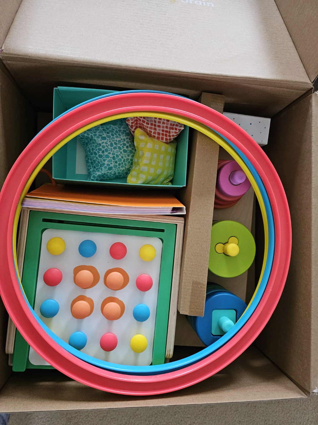 Lovevery toy set. Items on the box have not been used