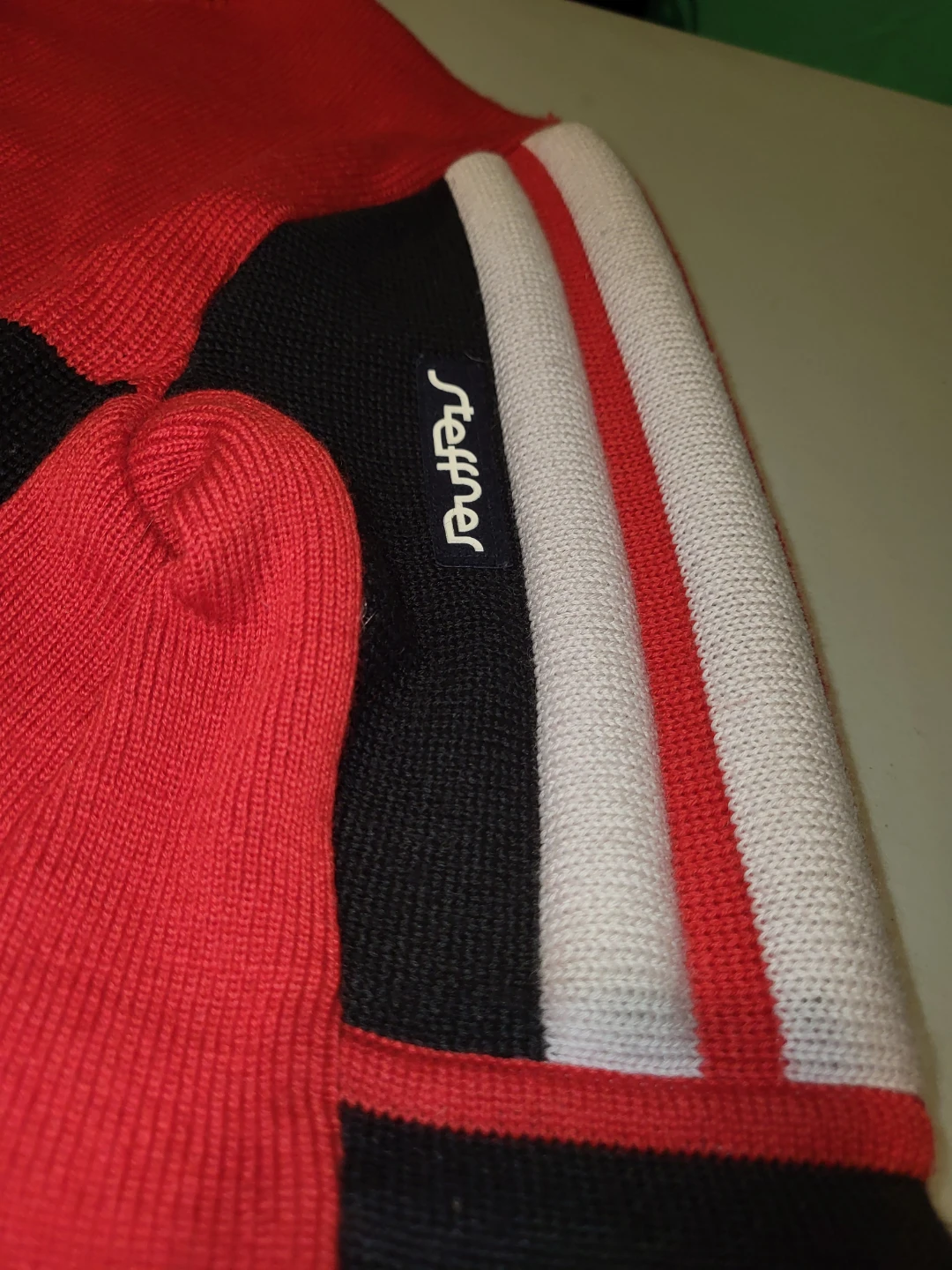Steffner Red & Black Striped Wool Sweater - photo 2