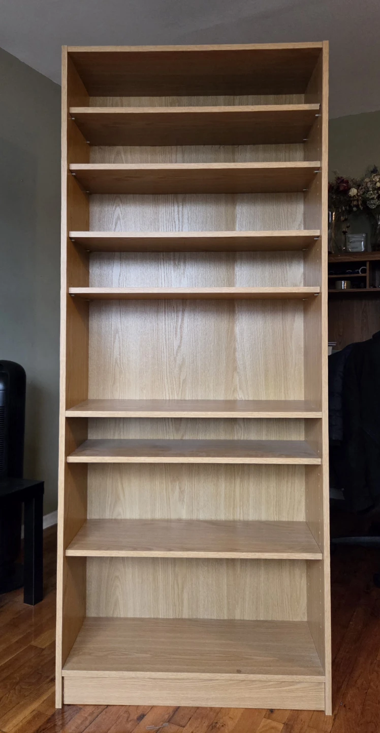 Tall Wooden Bookcase