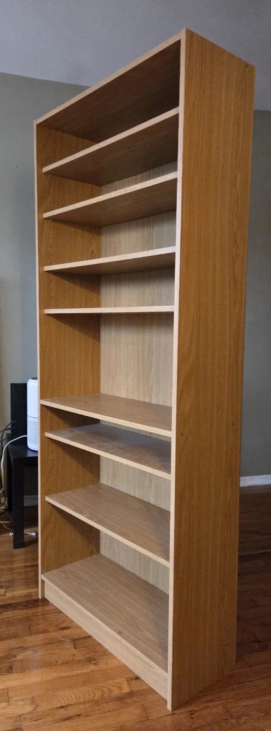 Tall Wooden Bookcase - photo 2