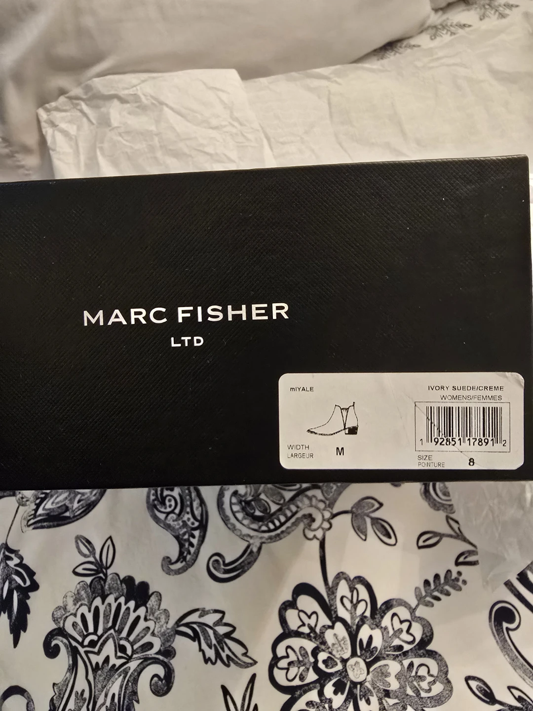 Marc Fisher Women's MiyaLe Suede Ankle Boots Size 8 - photo 5