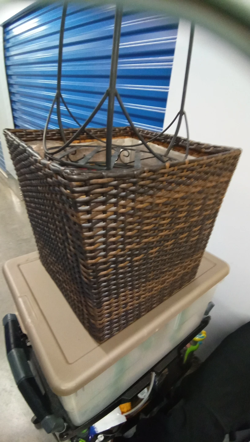 Large Wicker Planter